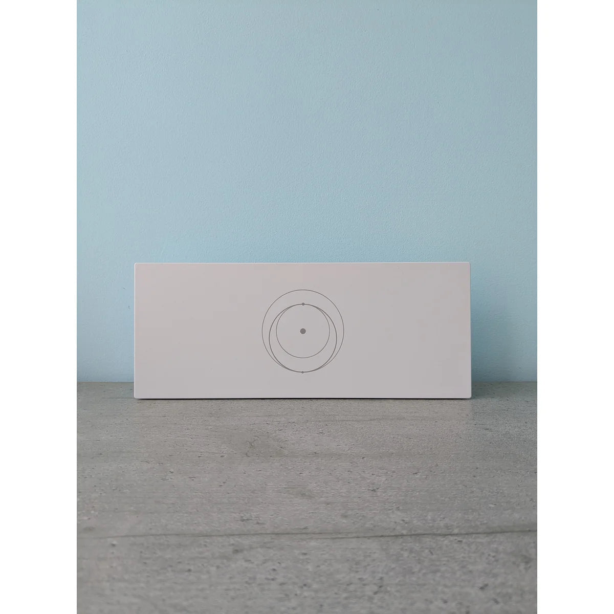 Genuine Starlink Gen 3 WiFi router seen from the front, showing the status indicator on the face.