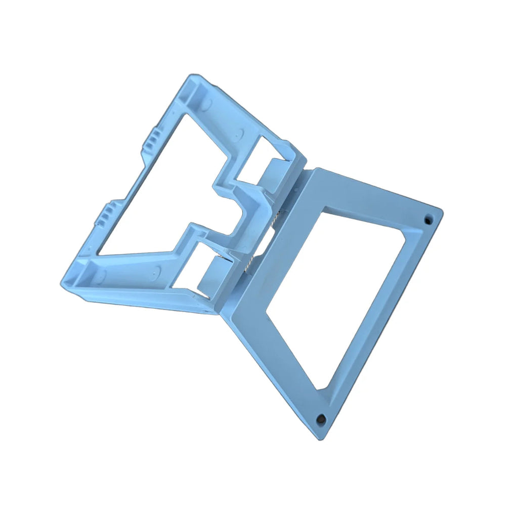 Starlink kickstand base partially folded, showing how the two frames pivot against each other.